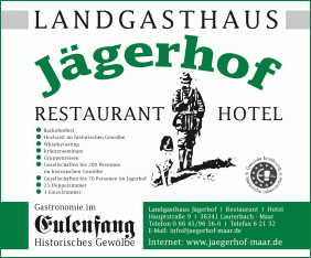 Landgasthaus Jägerhof 06641-96560